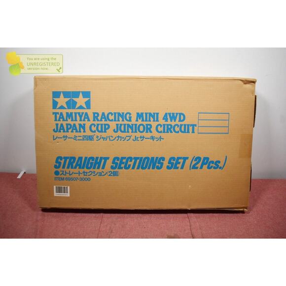 Tamiya 69507 Racing Mini 4WD Japan Cup Junior Circuit Straight Sections Set 2pc - Picture 6 of 7